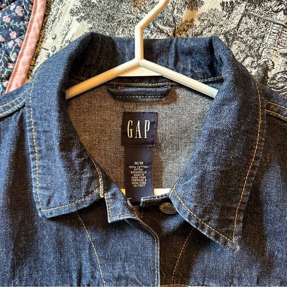 Vintage cropped GAP jean jacket, cropped sleeves - Picture 2 of 5